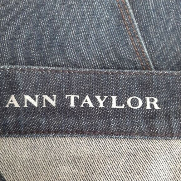 ANN TAYLOR Dressy Classic Blue Jeans Pants Sz 0 - Picture 9 of 11